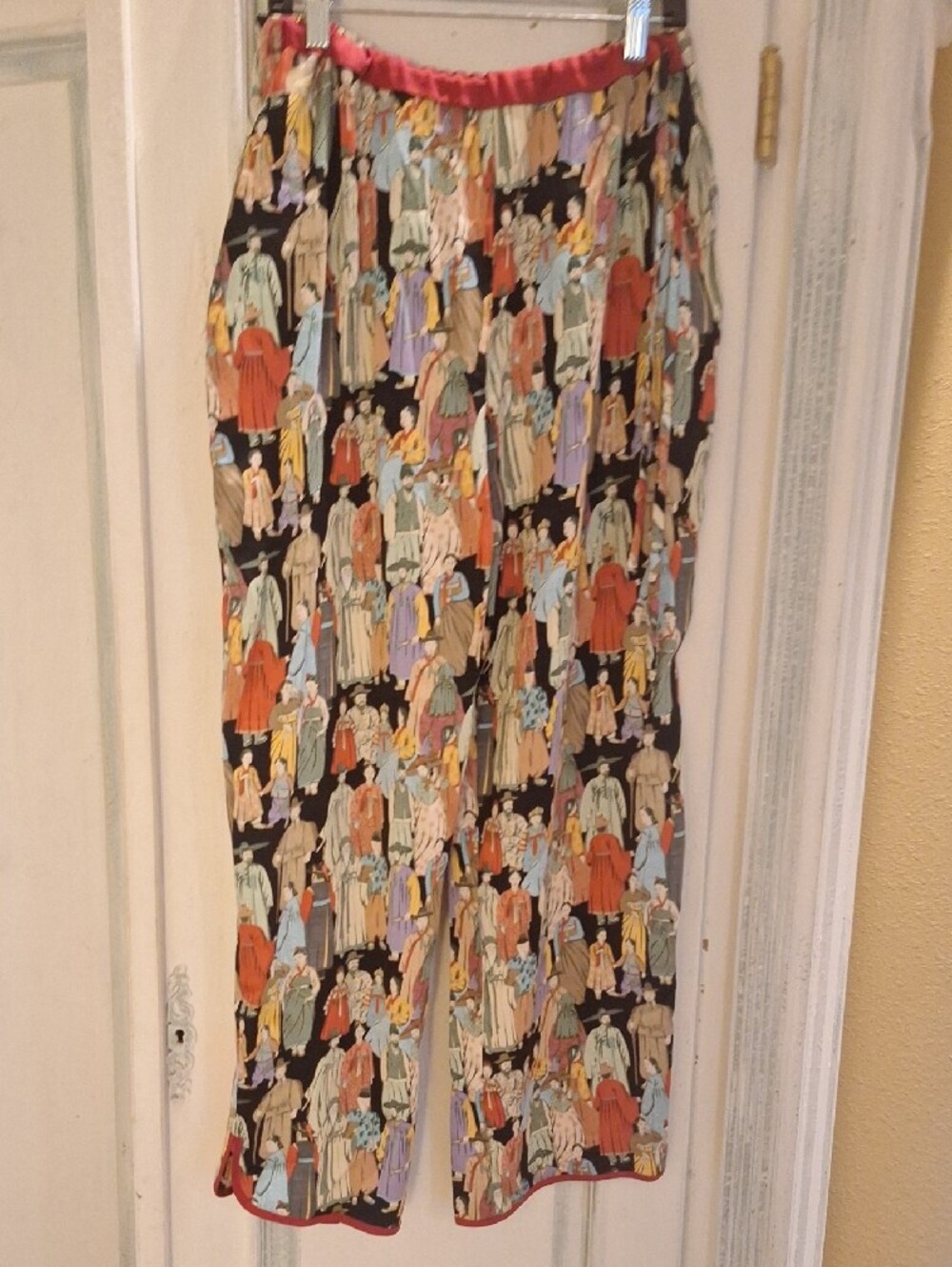 Natori womens asian pj pant drawstring waist. - Picture 8 of 9